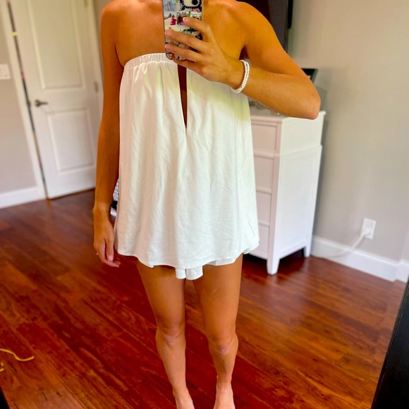 Sabo Luxe White Romper. Size M - Picture 1 of 5